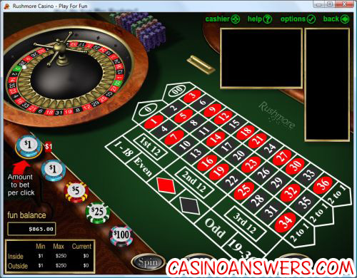 Online Roulette Tisch